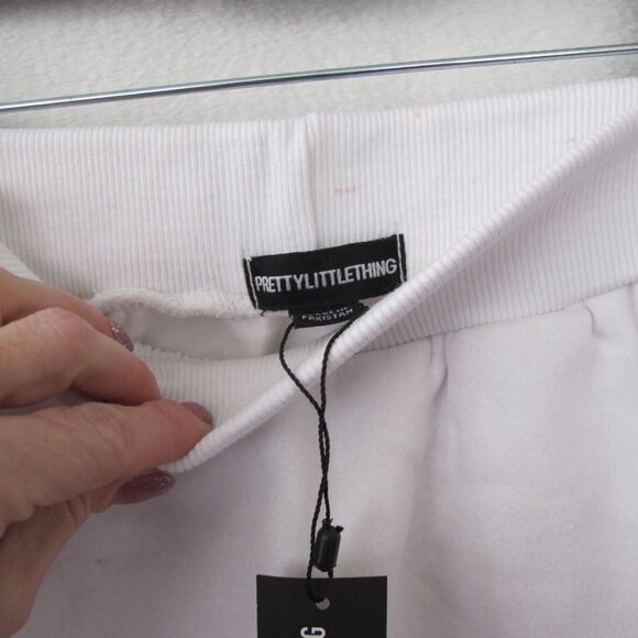 NWT - PrettyLittleThing Wrap Over Sweat Mini Skirt - Picture 7 of 13